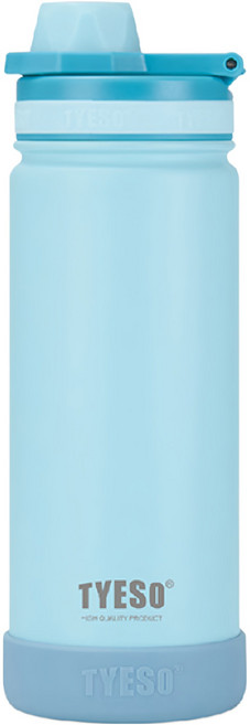 TYESO 泰碩 304不鏽鋼便攜兒童保溫水壺, 1個, 靜謐藍, 600ml
