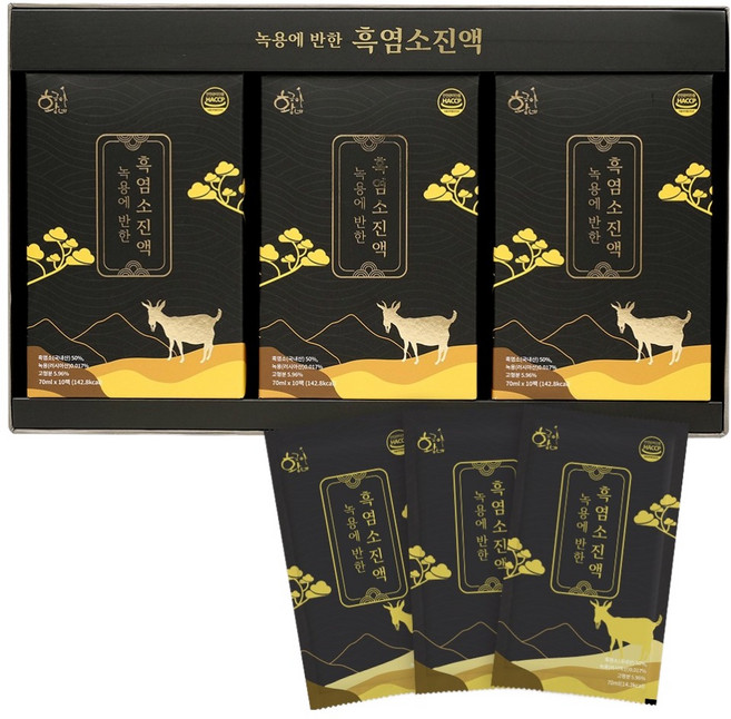 황금이네 녹용에 반한 흑염소진액 30p, 2.1L, 1박스