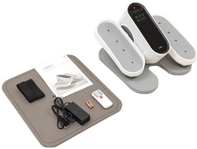 멜킨스포츠 다나을 자동 걷기 유산소 실내 운동 기구 앉아서 하는 무소음 스텝퍼 420 x 425 x 310 mm, 클래식 그레이