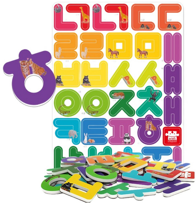 아리아띠 자석글자 한글, 1개, 35피스