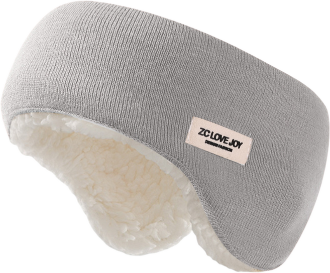 홍시유통 방한밴드 방풍 겨울 수면 런닝 자전거 캠핑 등산 귀마개, FG06그레이, 1개