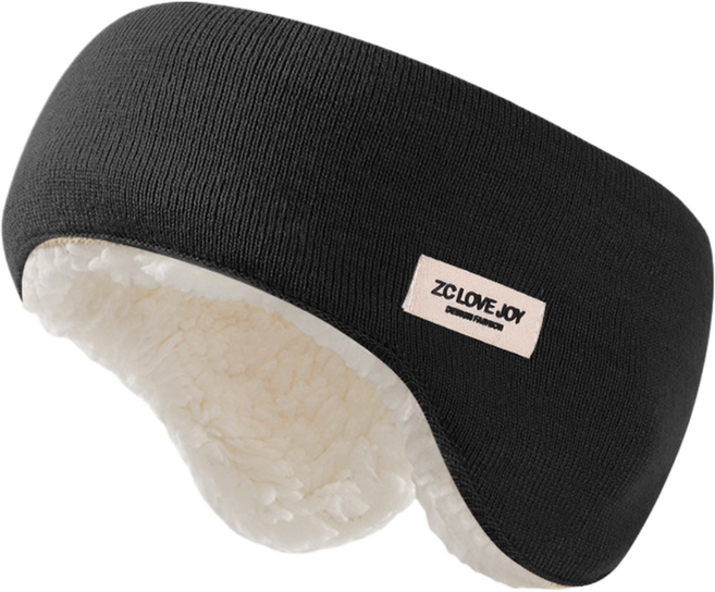 홍시유통 방한밴드 방풍 겨울 수면 런닝 자전거 캠핑 등산 귀마개, FG06블랙, 1개