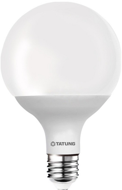 TATUNG 大同 LED全電壓球型燈泡 15W, 1個, 白光
