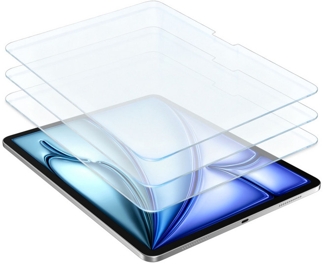 韓國 GSB GSB 強化玻璃平板電腦螢幕保護貼 3入組, 1套, 透明