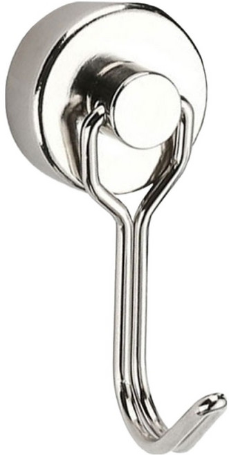 월드크린 360도 회전형 자석 고리 20mm, 실버, 1개