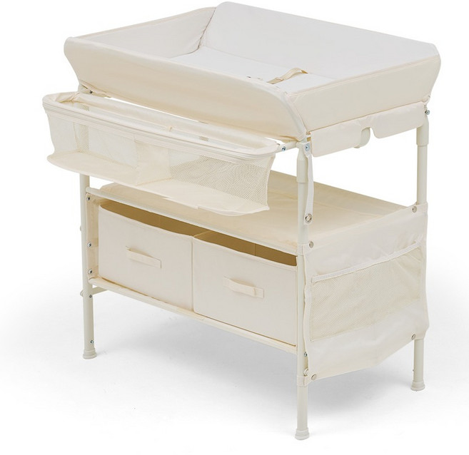 리안 유아용 드림콧 기저귀 갈이대, 바닐라 아이보리