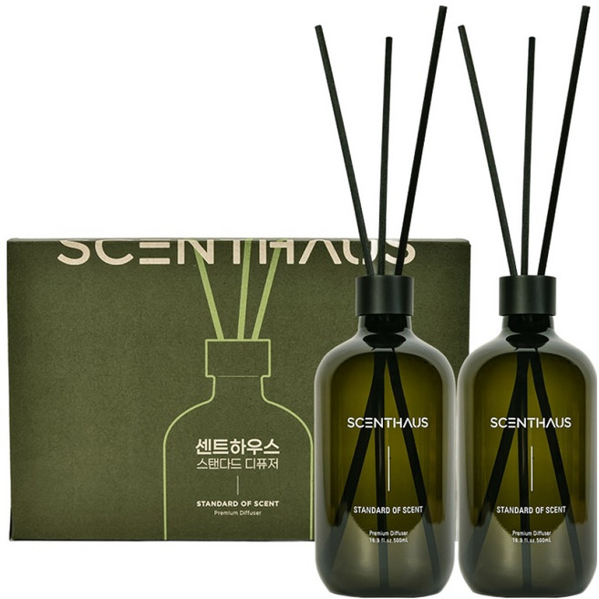 센트하우스 스탠다드 디퓨저, 2개, 500ml, 시트러스레몬