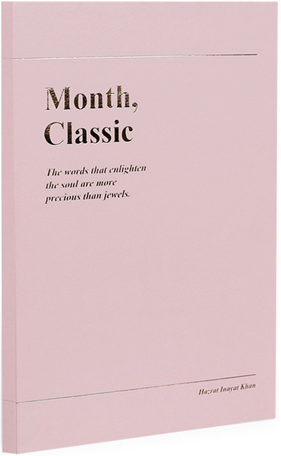 2026 워너디스 클래식 먼슬리 플래너 다이어리, 페일 핑크, 1개