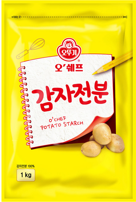 오뚜기 오쉐프 감자전분, 1kg, 1개