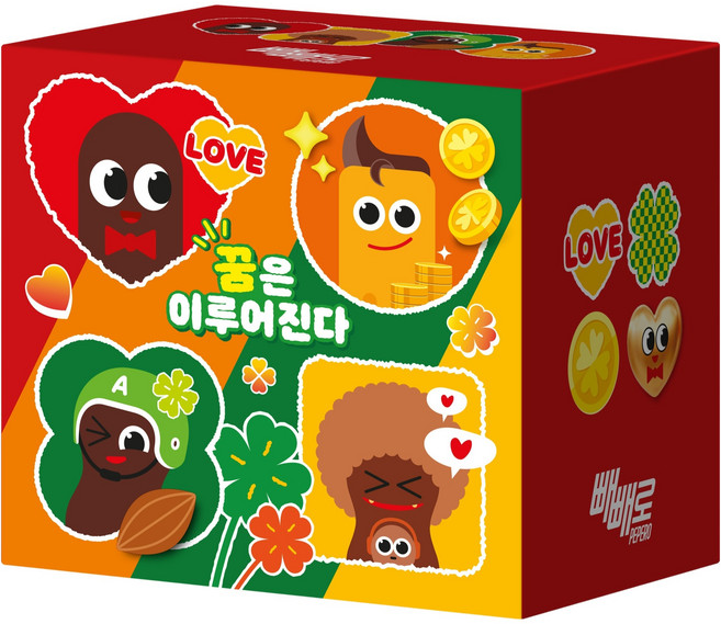 빼빼로 혼합 10p 세트, 442g, 1세트