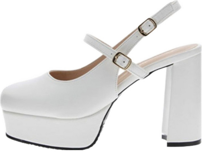 단골언니 여성용 가보시 메리제인 펌프스 힐 브리오슈 슬링백 10cm