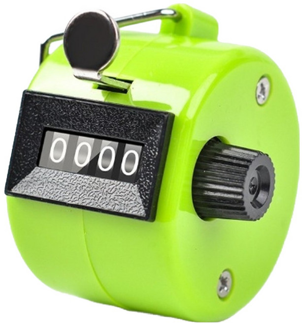 셀리빙 수동 카운터 계수기, 1개, 그린