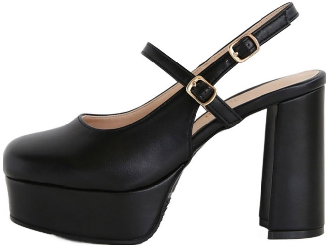 단골언니 여성용 가보시 메리제인 펌프스 힐 브리오슈 슬링백 10cm