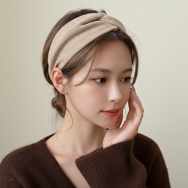 트립킹 여성용 넓은 헤어밴드