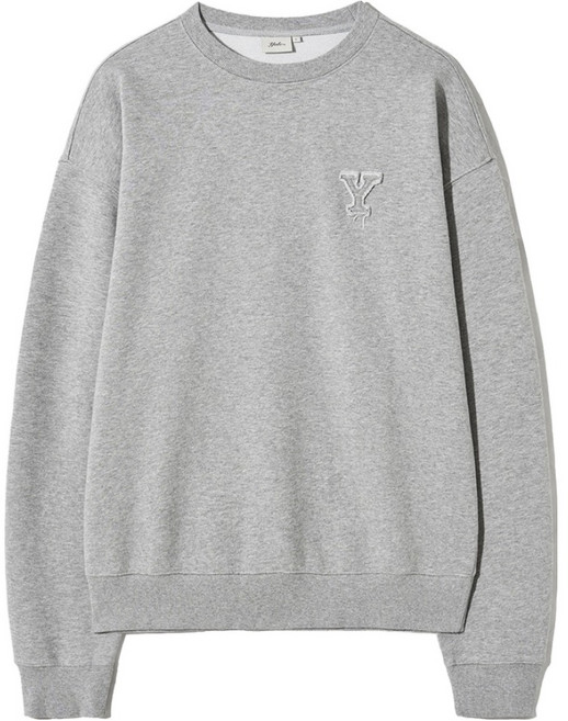 YALE 남녀공용 Y로고 아플리케 스웨트 셔츠