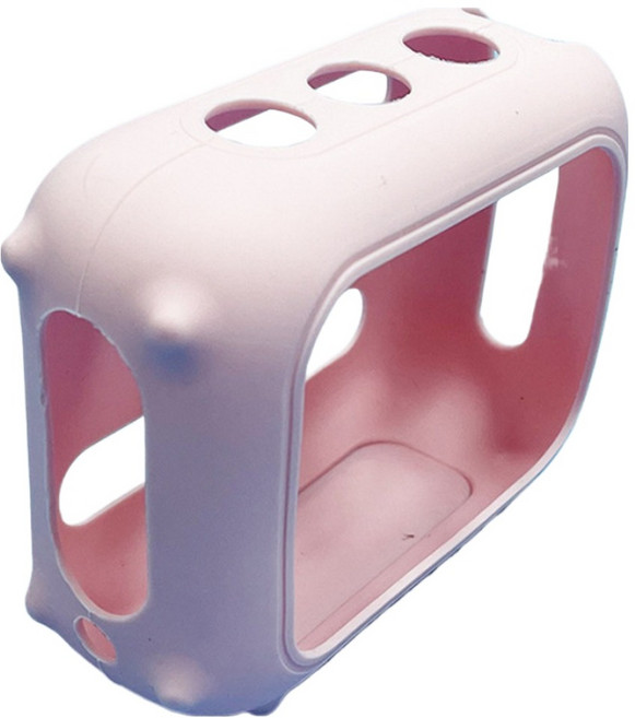 디노 JBL go4 스피커 실리콘 케이스 9.8 x 7.8 x 4.3 cm, 핑크, 1개