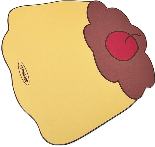 데미무드 페코페코 비정형 마우스패드, 푸딩푸딩, 1개