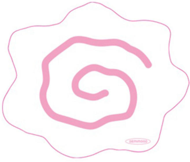 데미무드 페코페코 비정형 마우스패드, 가마보코, 1개