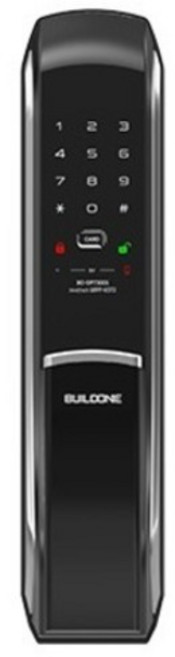 BUILDONE 推拉式玄關門 公寓卡片鑰匙 密碼鎖 數位電子鎖, BO-DP7300S, 顧客自行安裝