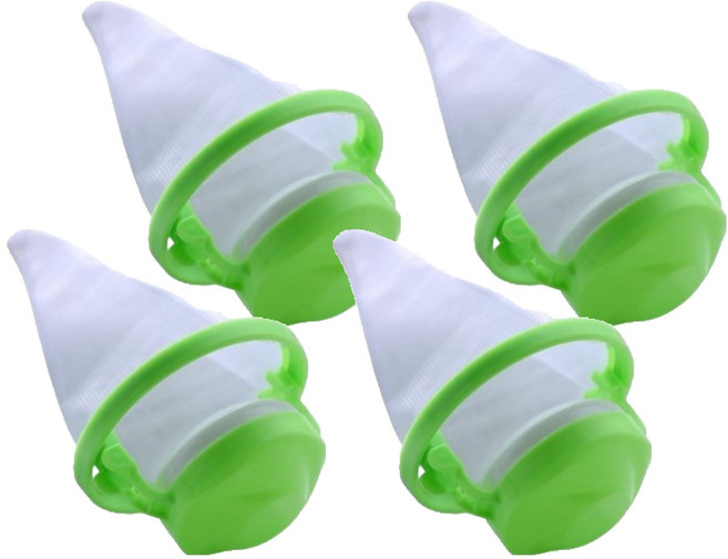 민아루 먼지 거름망 세탁볼, 그린, 4개