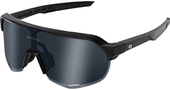 오클랜즈 자전거 러닝 골프 변색 편광 스포츠 고글 선글라스 X80, C2 블랙 그레이미러 편광, 1개