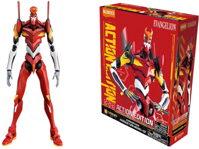 블로키 미미월드 에반게리온 액션 에디션 프라모델 AE02, 1개