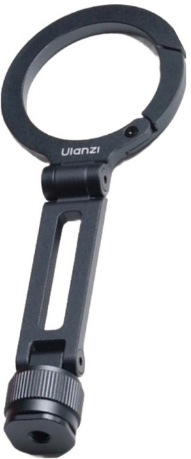 울란지 맥세이프 마그네틱 콜드슈 휴대폰 마운트 MA07, 1개, 블랙