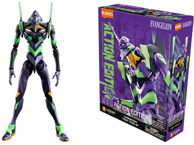 블로키 미미월드 에반게리온 액션 에디션 프라모델 AE01, 1개