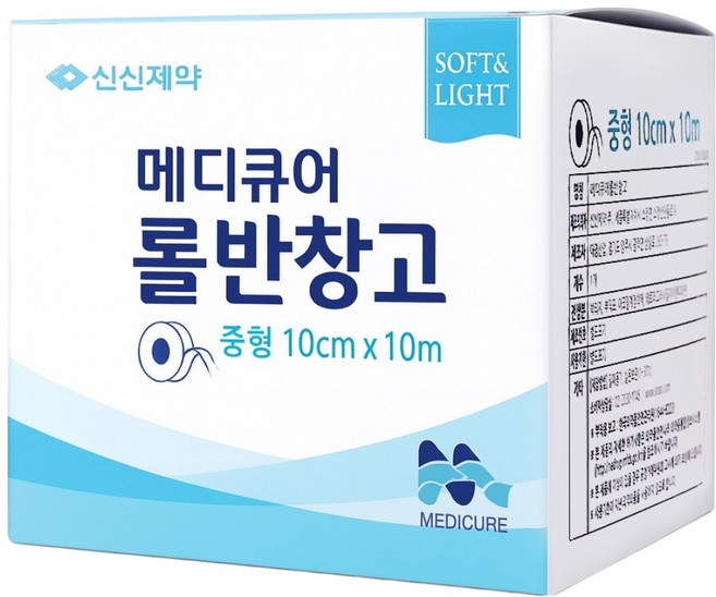 메디큐어 롤 반창고, 1개입, 1개