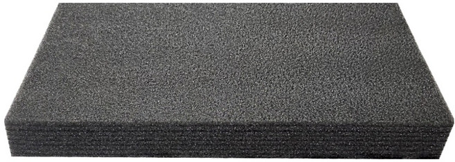 디와이엔텍 에바 PE폼 25 x 20 x 5 cm, 블랙, 1개