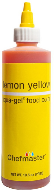 셰프마스터 리쿠아젤 수용성 식용색소 레몬옐로우, 298g, 1개