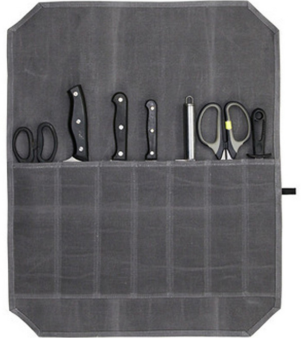 바른리빙 캔버스 칼집 가방, 그레이, 1개