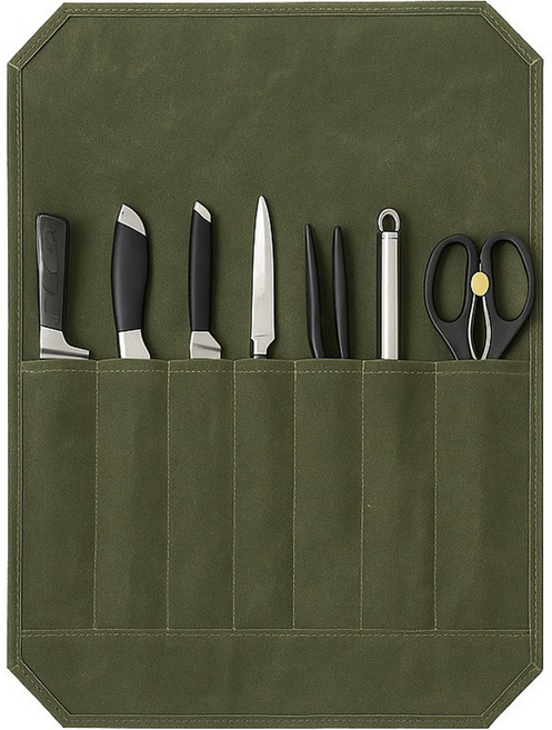 바른리빙 캔버스 칼집 가방, 카키, 1개