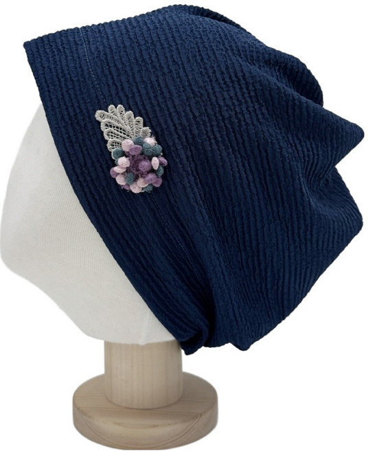 바른리빙 소담 주방 두건 모자 DK-06, 네이비, 1개