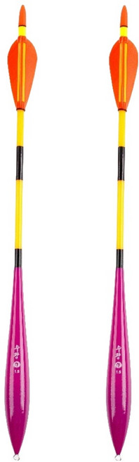 999피싱 비자립 바다 날개 숏타입 전자 수제 장타 막대찌 3호, 퍼플, 2개