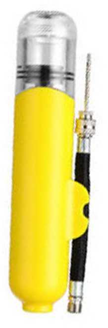 네이처스 파머 축구공 농구공 미니 휴대용 멀티 에어펌프, 옐로우, 1개