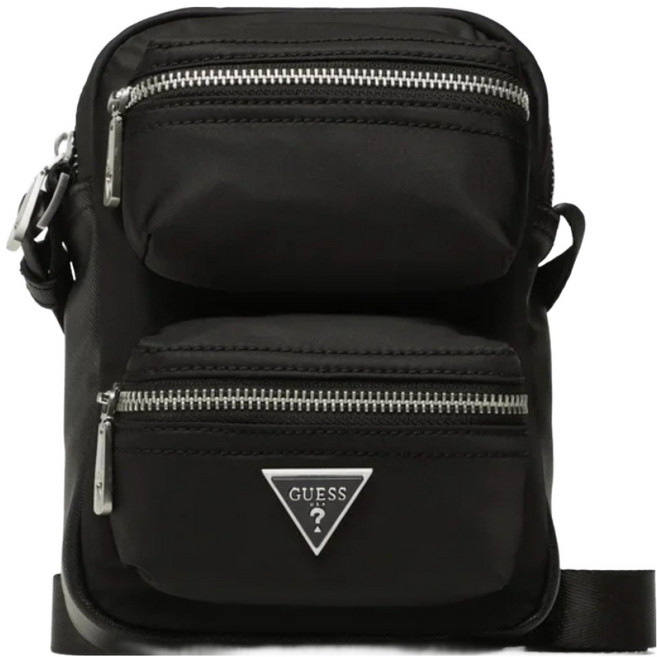 GUESS 男女通用 Certosa 口袋斜揹包 HN1E3A01, 黑色