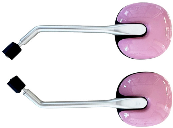 KODACHIEF 노련한 자전거 반사경 8mm, 핑크색, 2개