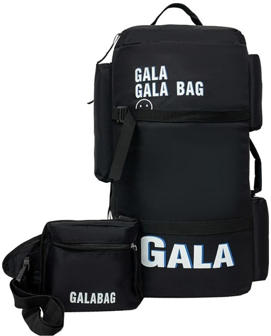 KOVIRA 심플한 보드 스케이트보드가방, 블랙, 1개