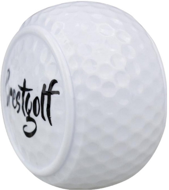 크레스트골프 퍼팅전용 납작 골프공, 화이트, 1개