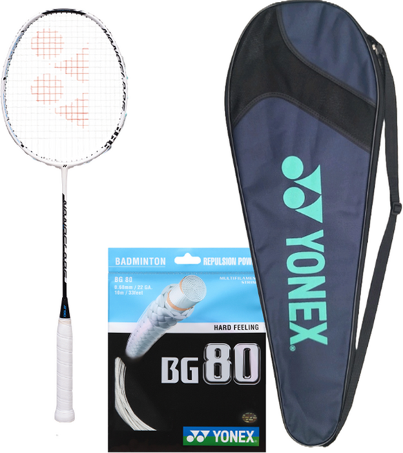 YONEX 2025 W4U5 穿線BG80 張力25 羽球拍 + 全拍套, 1個, NANOFLARE X7