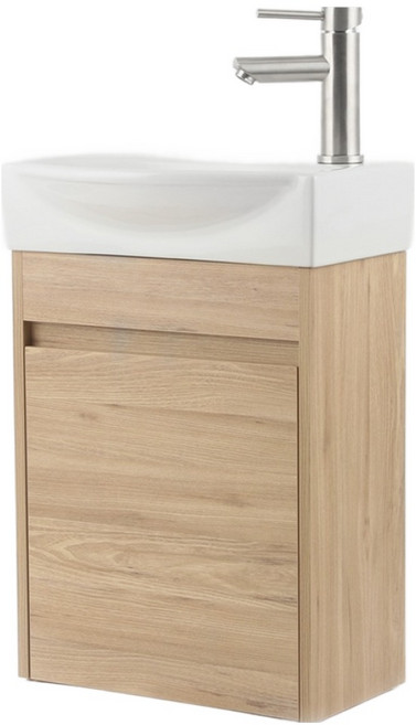 피널리 미니 벽걸이형 세면대 하부장 설치부속 4종, 오크(하부장)