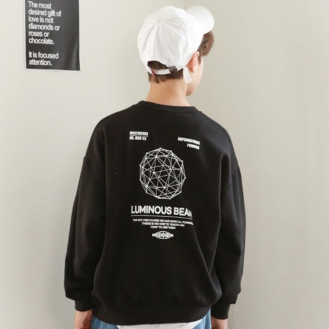 나나주니 기모안감 루미너스 맨투맨 티셔츠