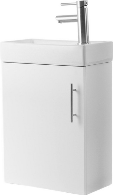 피널리 미니 벽걸이형 세면대 하부장 설치부속 4종, 매트 화이트(하부장)