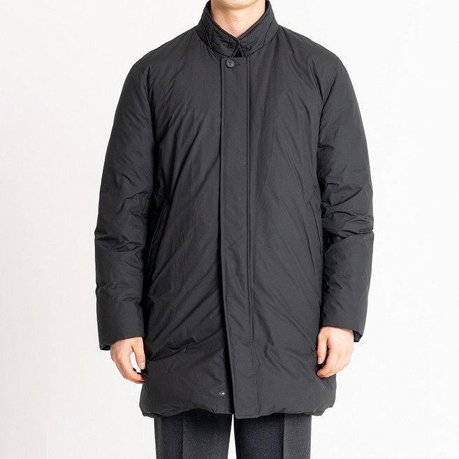 남성용 사파리 다운 코트