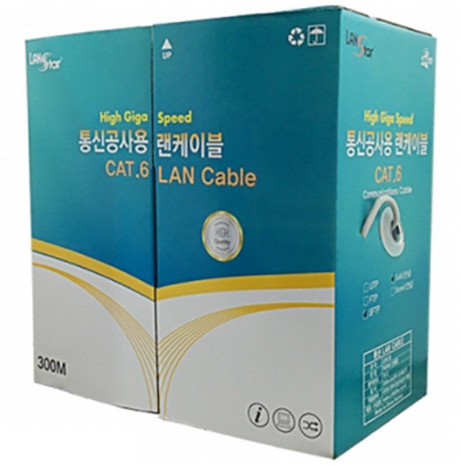 LAN Star LS-6SFTP-300M CAT6 SFTP 網路線, 單一商品, 1個, 300m