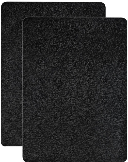 생활가꿈 다용도 가죽 스티커 2p 세트, 블랙