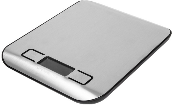 4BNK 디지털 스텐 주방 저울, 실버, 1kg