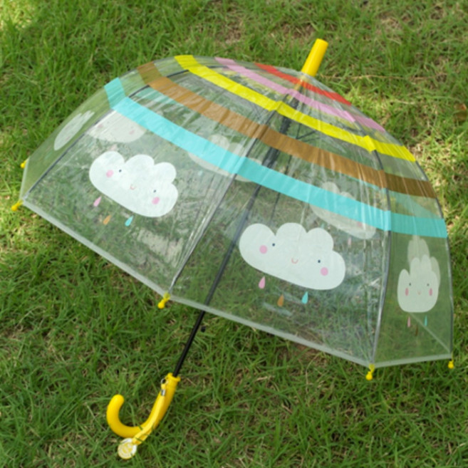 아이나라에듀 구름이 감성 돔형 소형 장우산 (4컬러)