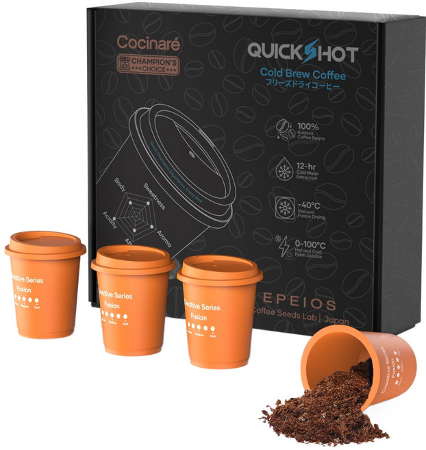 에페이오스 퀵샷 콜드브루 동결건조 커피 크리에이티브, 2g, 9개입, 1개